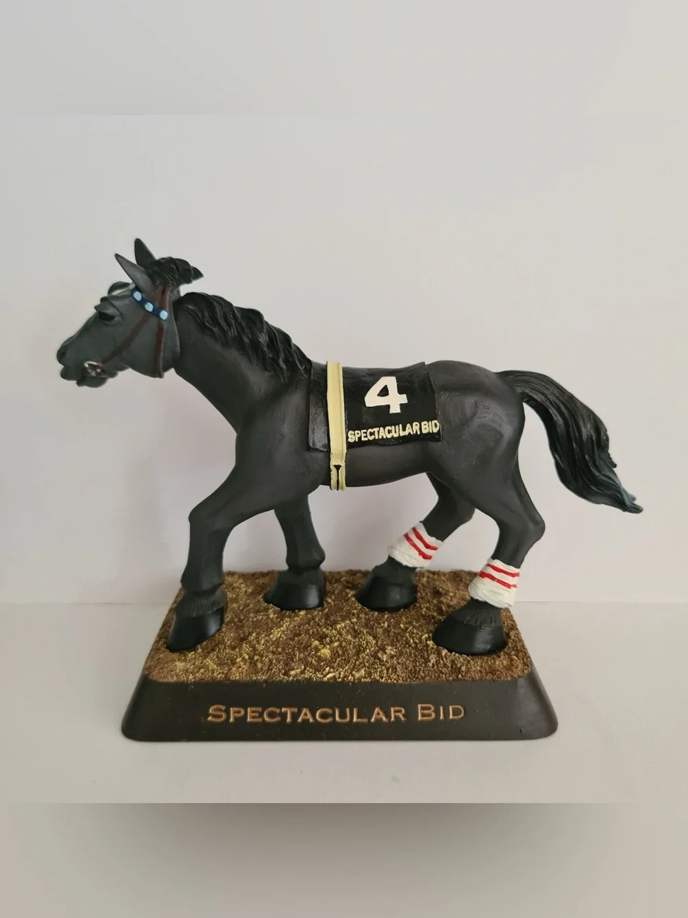 Spectacular Bid Bobblehead 1979  Kentucky Derby Winner - 2004 Churchill Down Exc